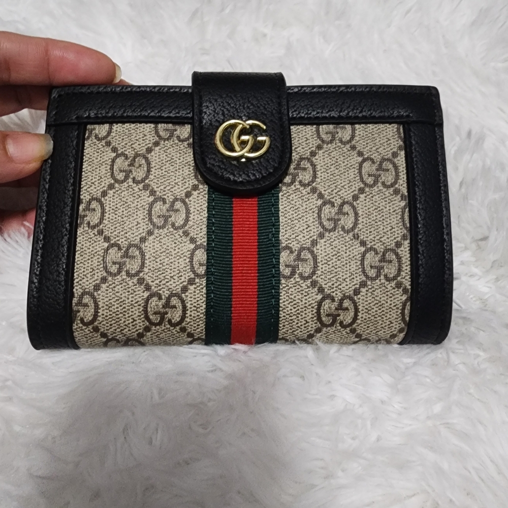 Beige and Black Wallet
